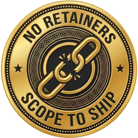 No retainers, no roadmap theatre seal